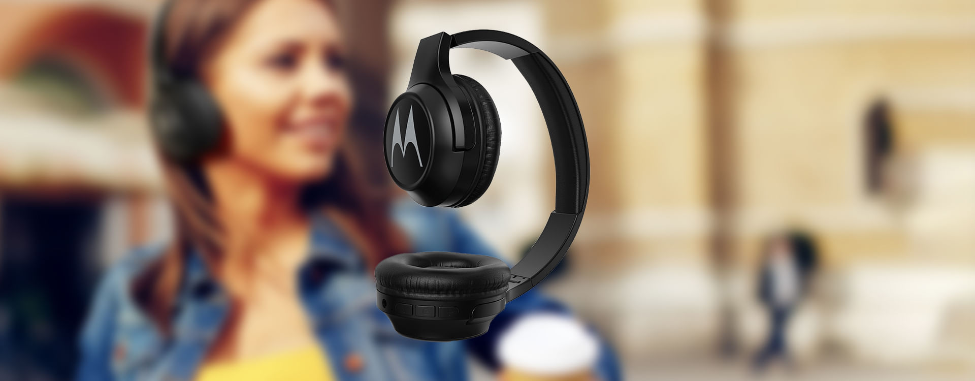 motorola escape 210 over the ear bluetooth headphones