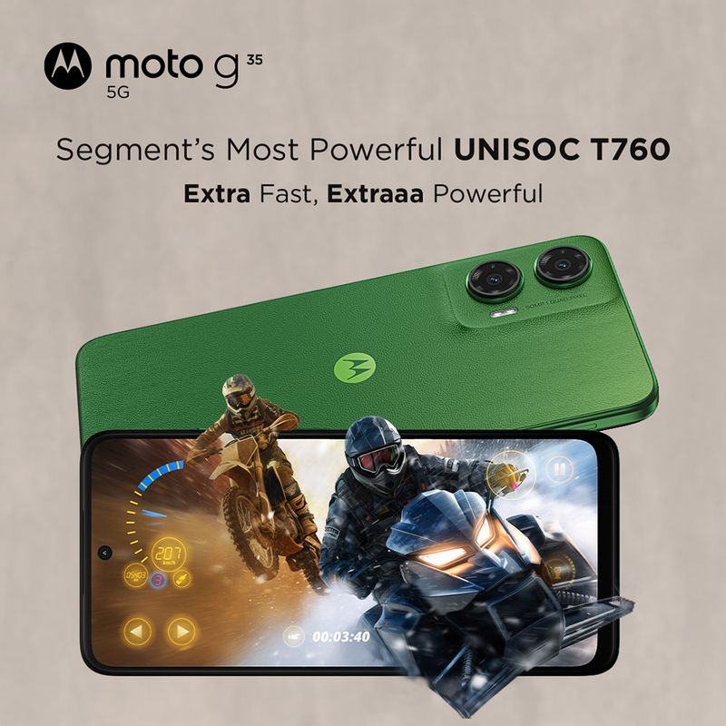 Refurbished Motorola Moto G35 5G (Guava Red, 128GB, 4GB RAM)