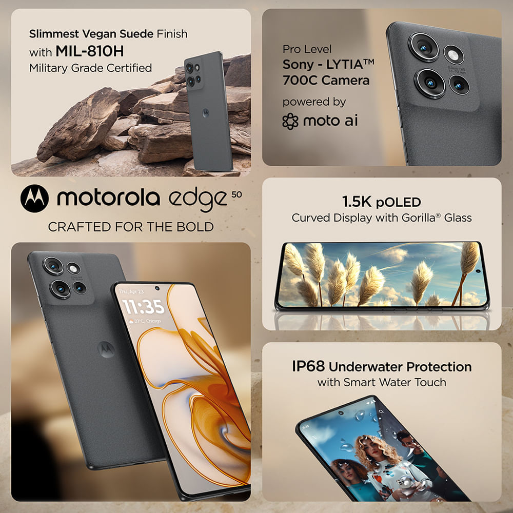 Fast Charging Android Phone with Full HD Display Motorola IN
